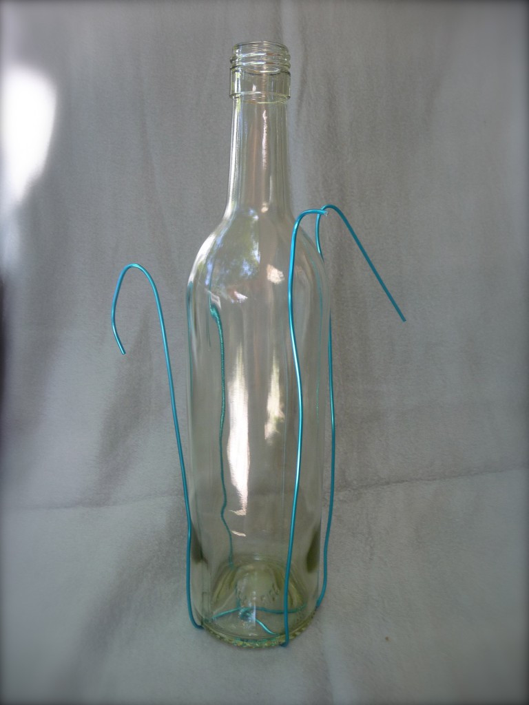 Vase from Wine Bottle